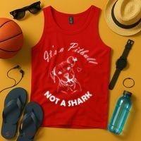 It's A Pitbull Not A Shark Tank Top thumb 4