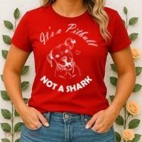 It's A Pitbull Not A Shark Women's T-Shirt thumb 2