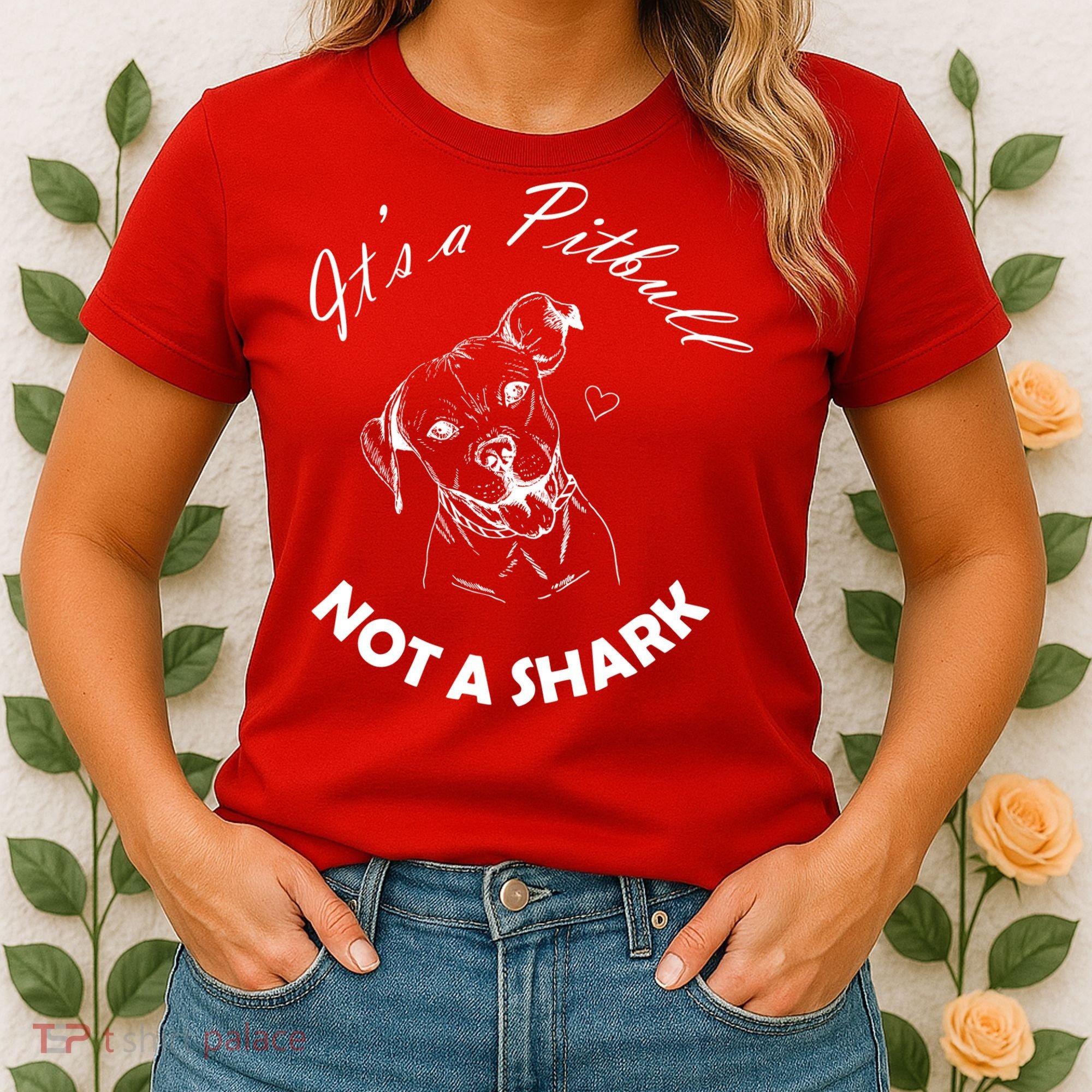 It's A Pitbull Not A Shark Women's T-Shirt
