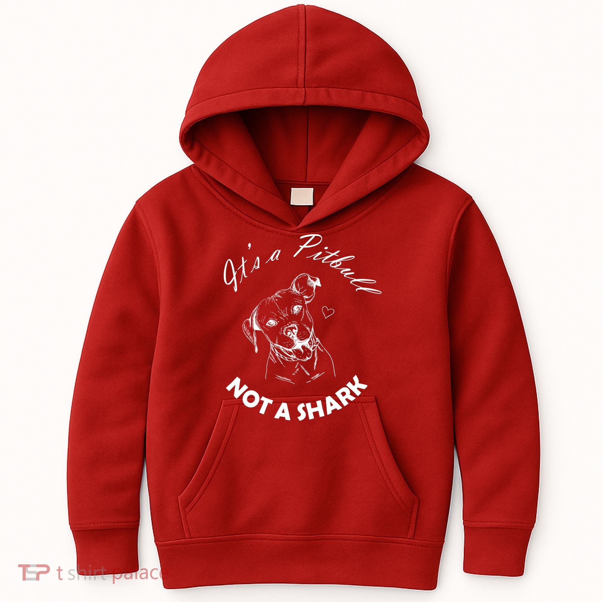It's A Pitbull Not A Shark Kids Hoodie