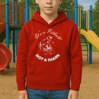 It's A Pitbull Not A Shark Kids Hoodie thumb 2