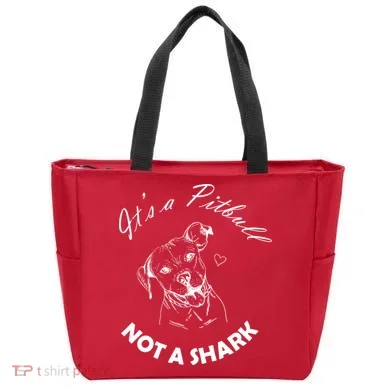 It's A Pitbull Not A Shark Tote Bag