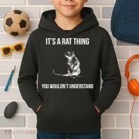 It's A Rat Thing You Wouldn't Understand Kids Hoodie thumb 2