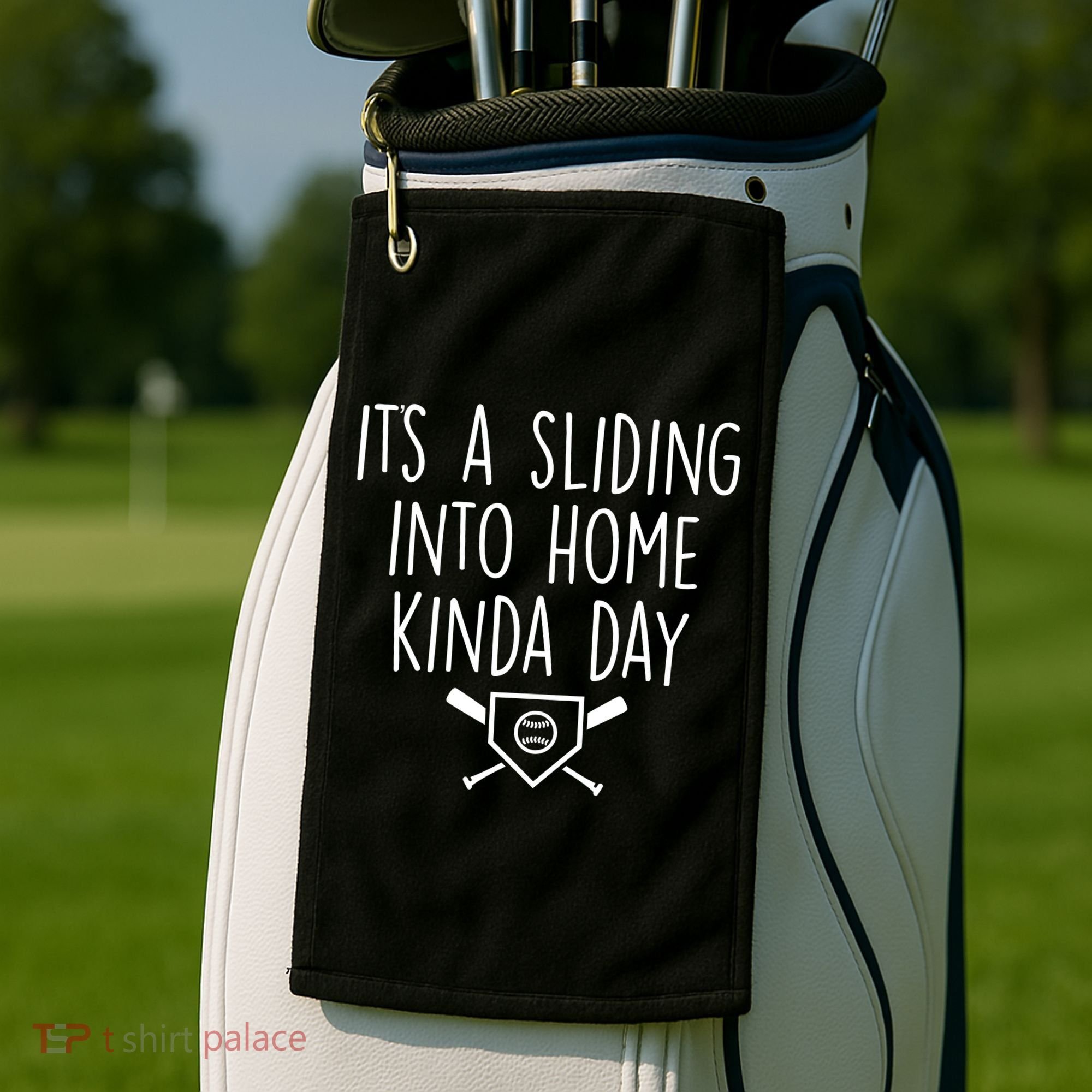 It's A Sliding Home Kinda Thing Golf Towel