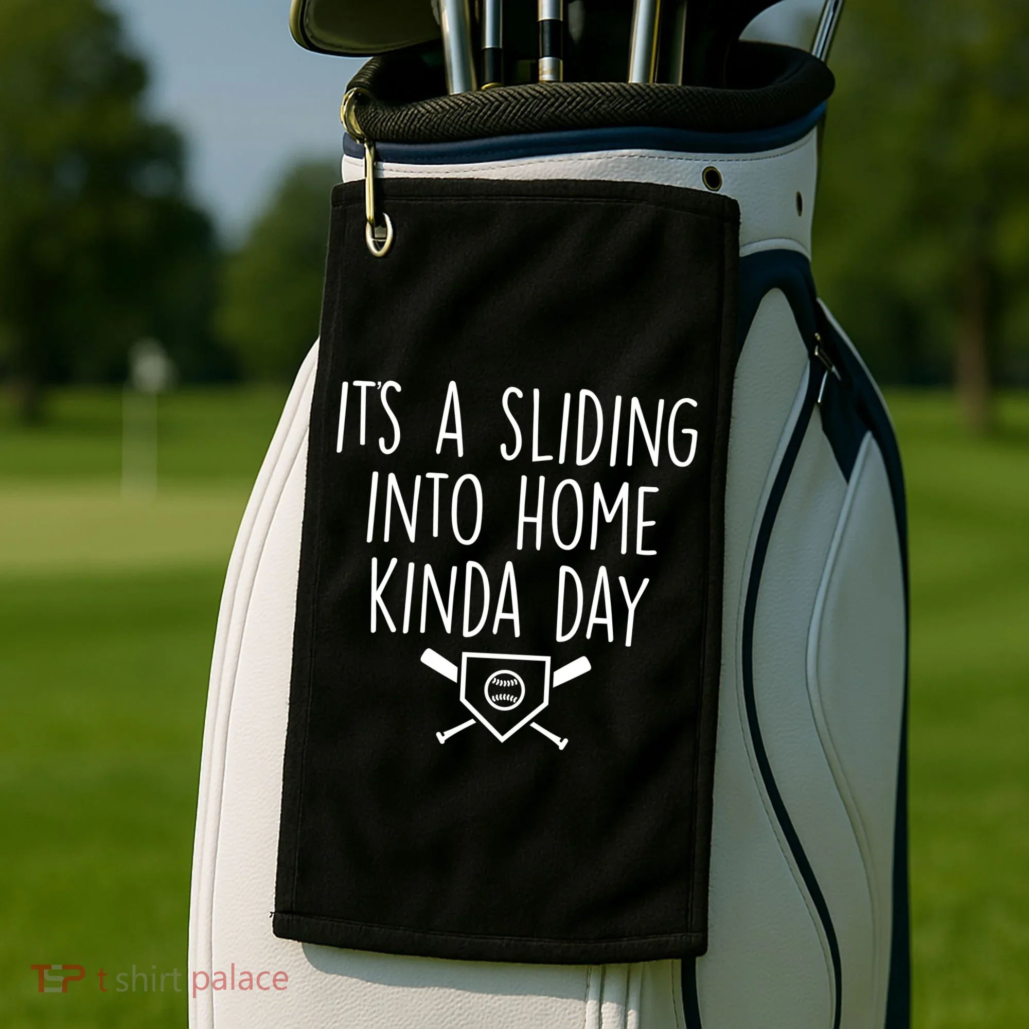 It's A Sliding Home Kinda Thing Golf Towel