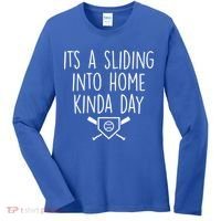 It's A Sliding Home Kinda Thing Women's Long Sleeve Shirt thumb 0