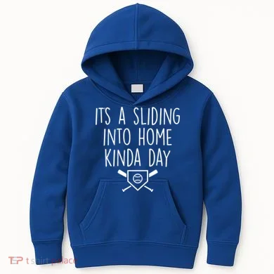 It's A Sliding Home Kinda Thing Kids Hoodie