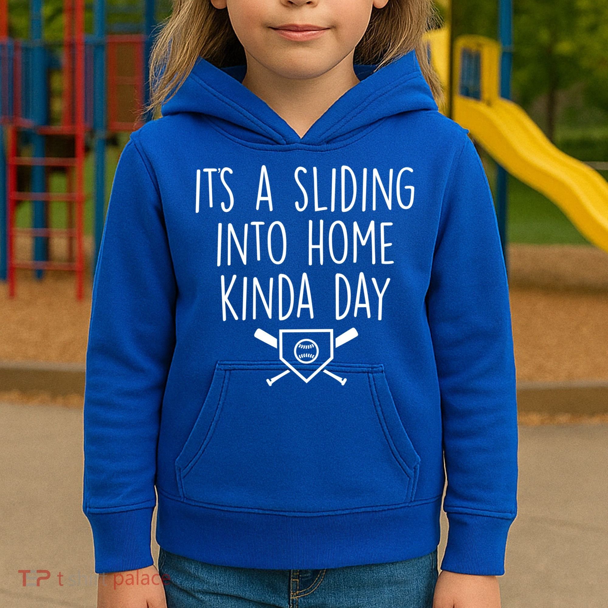 It's A Sliding Home Kinda Thing Kids Hoodie