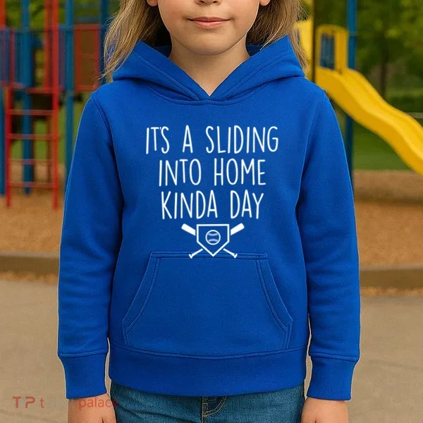 It's A Sliding Home Kinda Thing Kids Hoodie