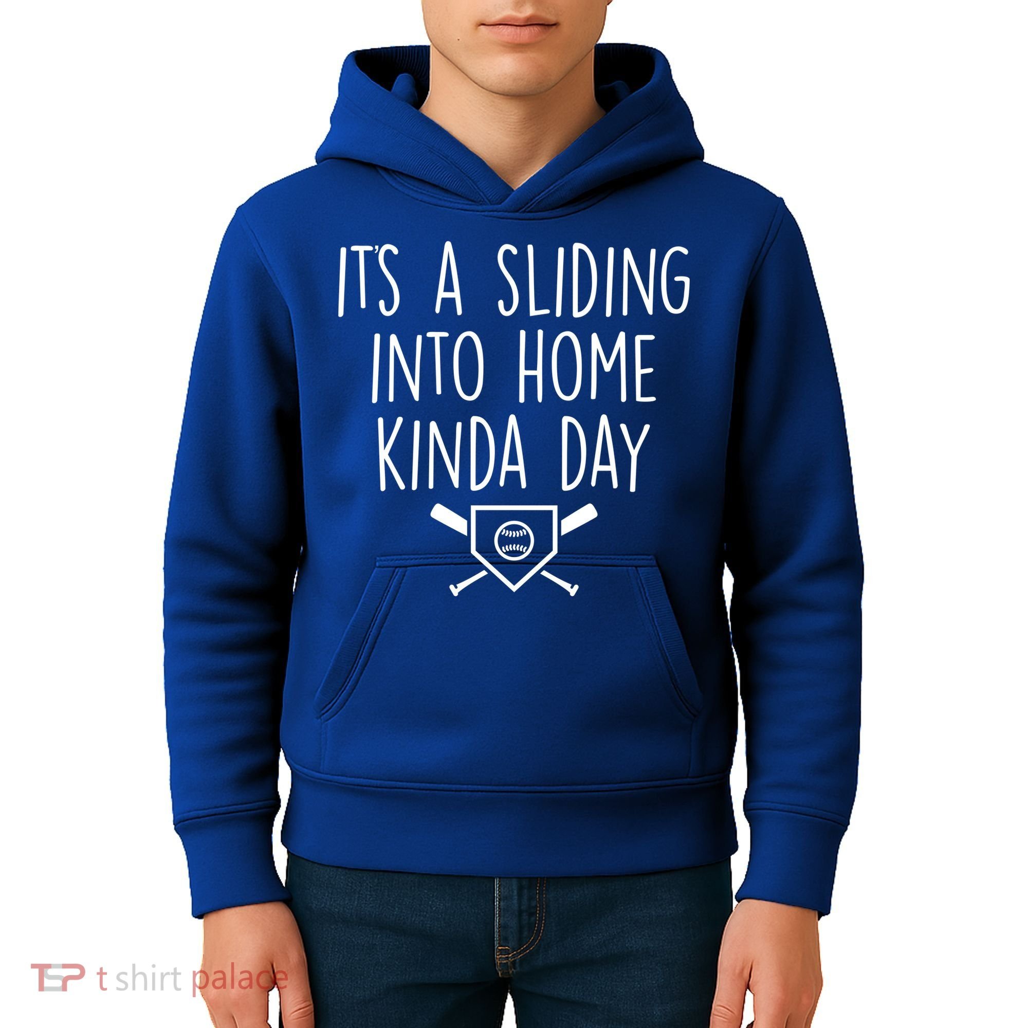 It's A Sliding Home Kinda Thing Kids Hoodie