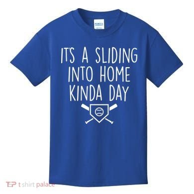 It's A Sliding Home Kinda Thing Kids T-Shirt