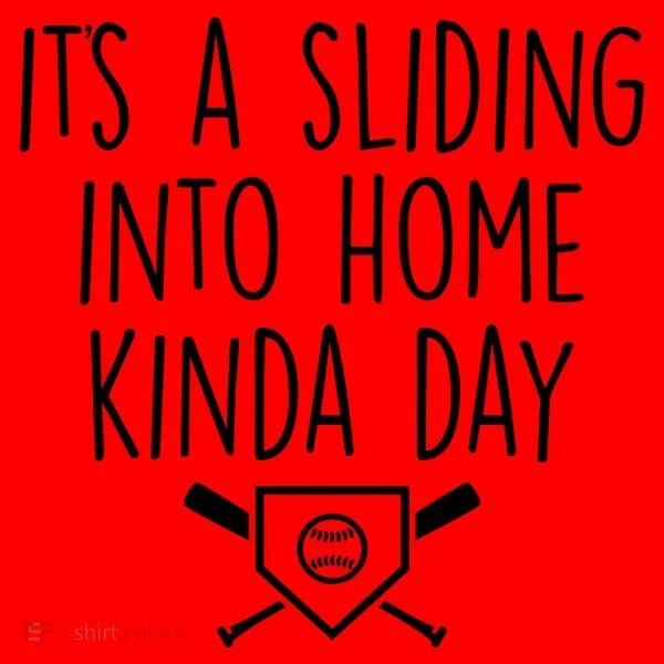 It's A Sliding Home Kinda Thing Santa Hat