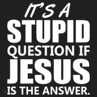 It's A Stupid Question If Jesus Is The Answer Golf Towel thumb 3