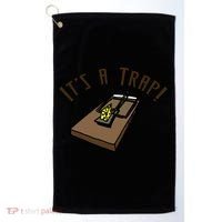 It's A TRAP! Golf Towel thumb 0