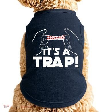 It's A Trap Chinese Finger Trap Doggie Tank