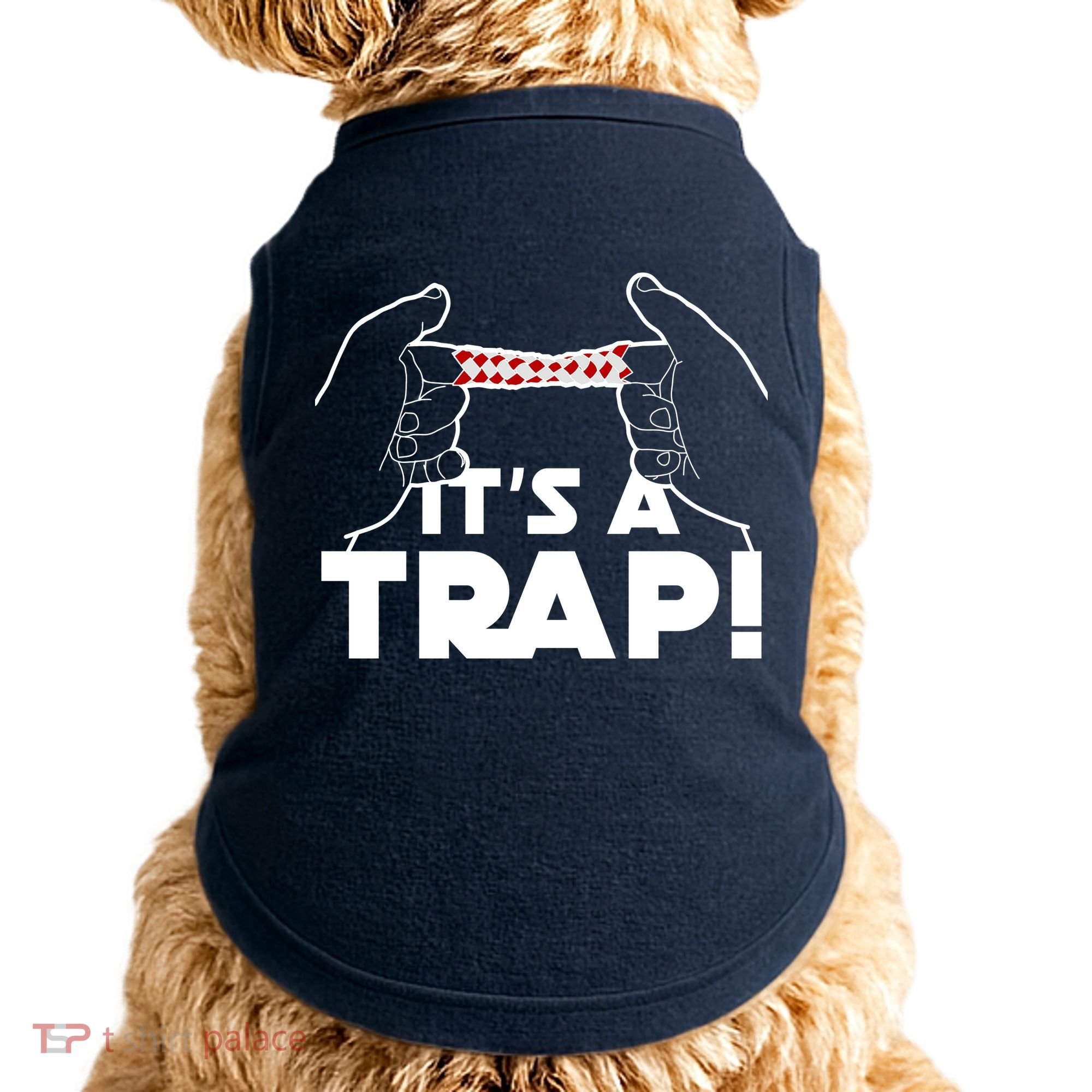 It's A Trap Chinese Finger Trap Doggie Tank