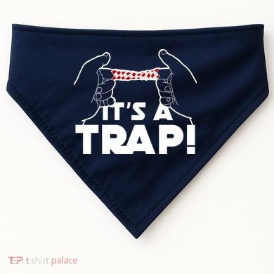 It's A Trap Chinese Finger Trap USA-Made Doggie Bandana