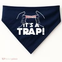 It's A Trap Chinese Finger Trap USA-Made Doggie Bandana thumb 0