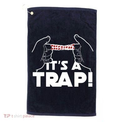 It's A Trap Chinese Finger Trap Golf Towel