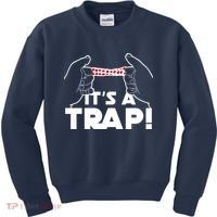 It's A Trap Chinese Finger Trap Kids Sweatshirt thumb 0