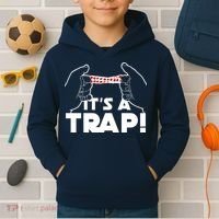 It's A Trap Chinese Finger Trap Kids Hoodie thumb 2