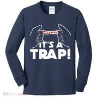 It's A Trap Chinese Finger Trap Kids Long Sleeve Shirt thumb 0