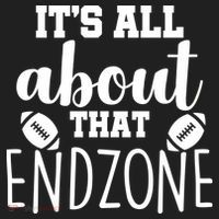 It's All About That End Zone Football Beanie thumb 2