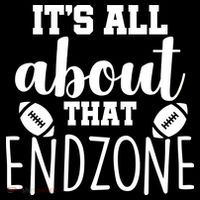 It's All About That End Zone Football Ornament thumb 1