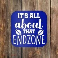 It's All About That End Zone Football Coaster thumb 0