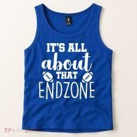 It's All About That End Zone Football Tank Top thumb 2