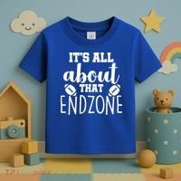 It's All About That End Zone Football Toddler T-Shirt thumb 3