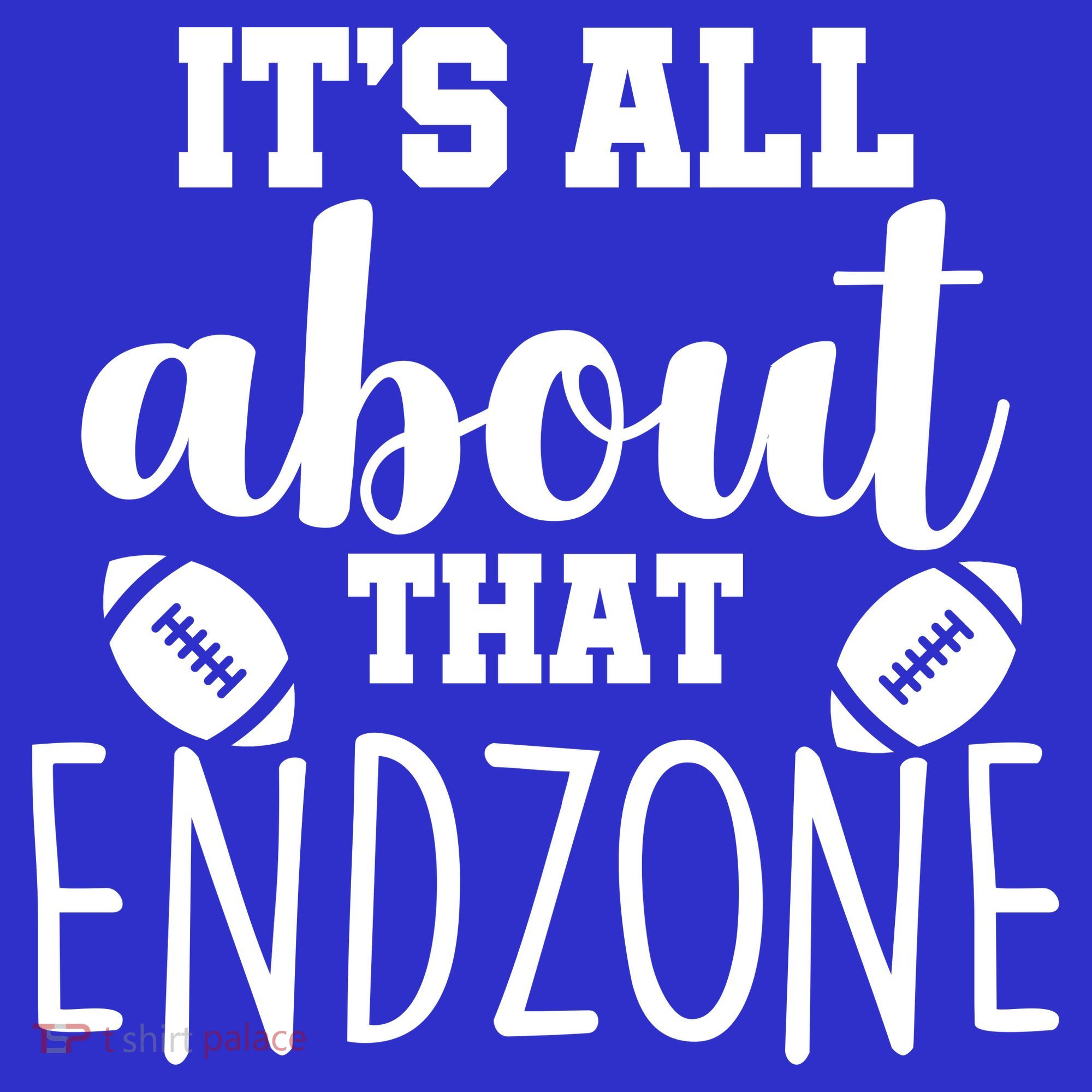 It's All About That End Zone Football Visor
