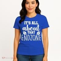 It's All About That End Zone Football Women's T-Shirt thumb 4