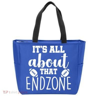 It's All About That End Zone Football Tote Bag