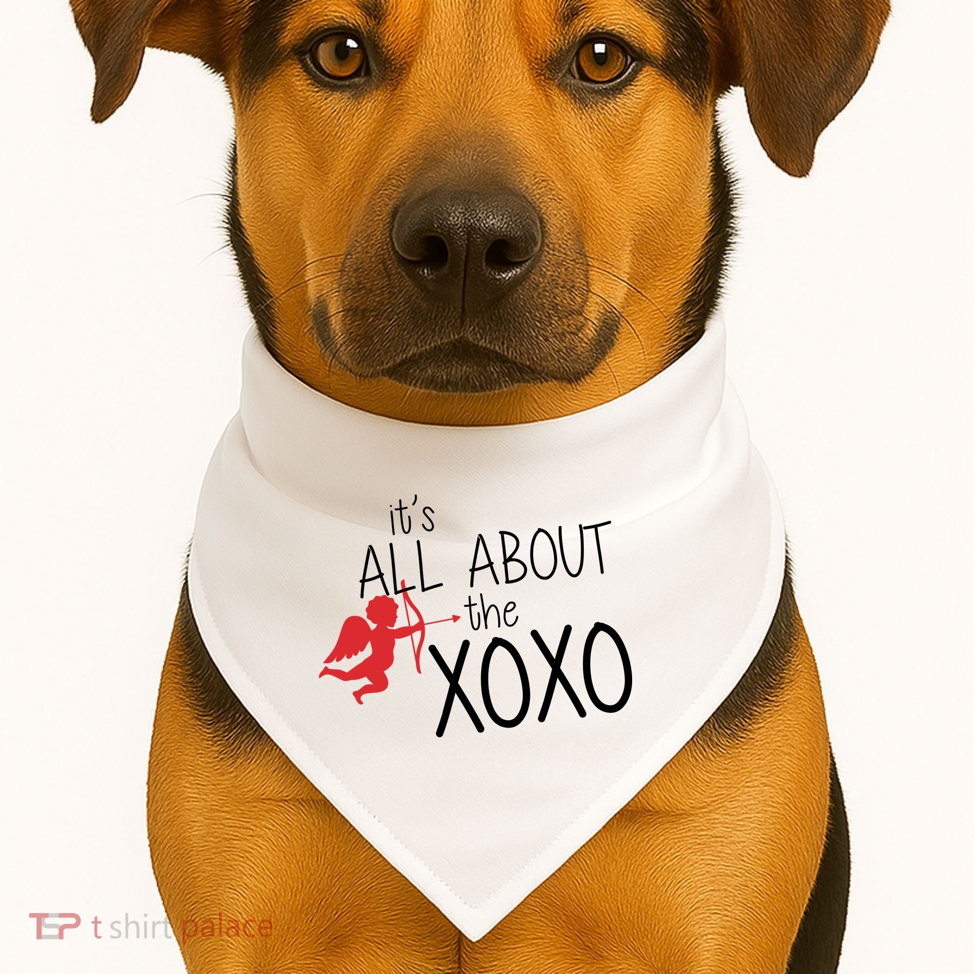 It's All About The XOXO USA-Made Doggie Bandana