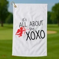 It's All About The XOXO Golf Towel thumb 1