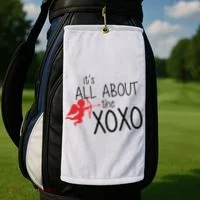 It's All About The XOXO Golf Towel thumb 2