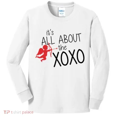 It's All About The XOXO Kids Long Sleeve Shirt