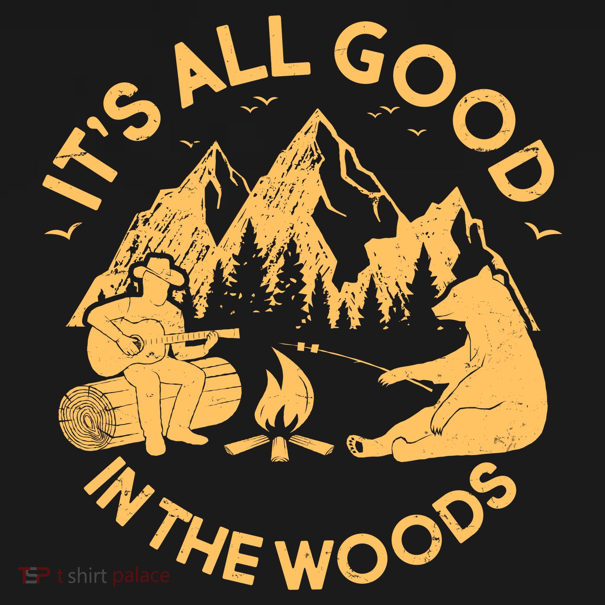 It's All Good In The Woods Wilderness Camping Backpack