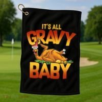 It's All Gravy Baby Golf Towel thumb 1