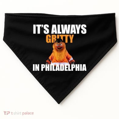It's Always Gritty In Philadelphia USA-Made Doggie Bandana