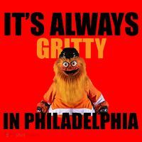 It's Always Gritty In Philadelphia Santa Hat thumb 1
