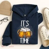 It's Beer Time Hoodie thumb 4