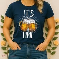 It's Beer Time Women's T-Shirt thumb 2