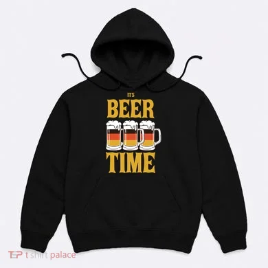 It's Beer Time German Flag Hoodie