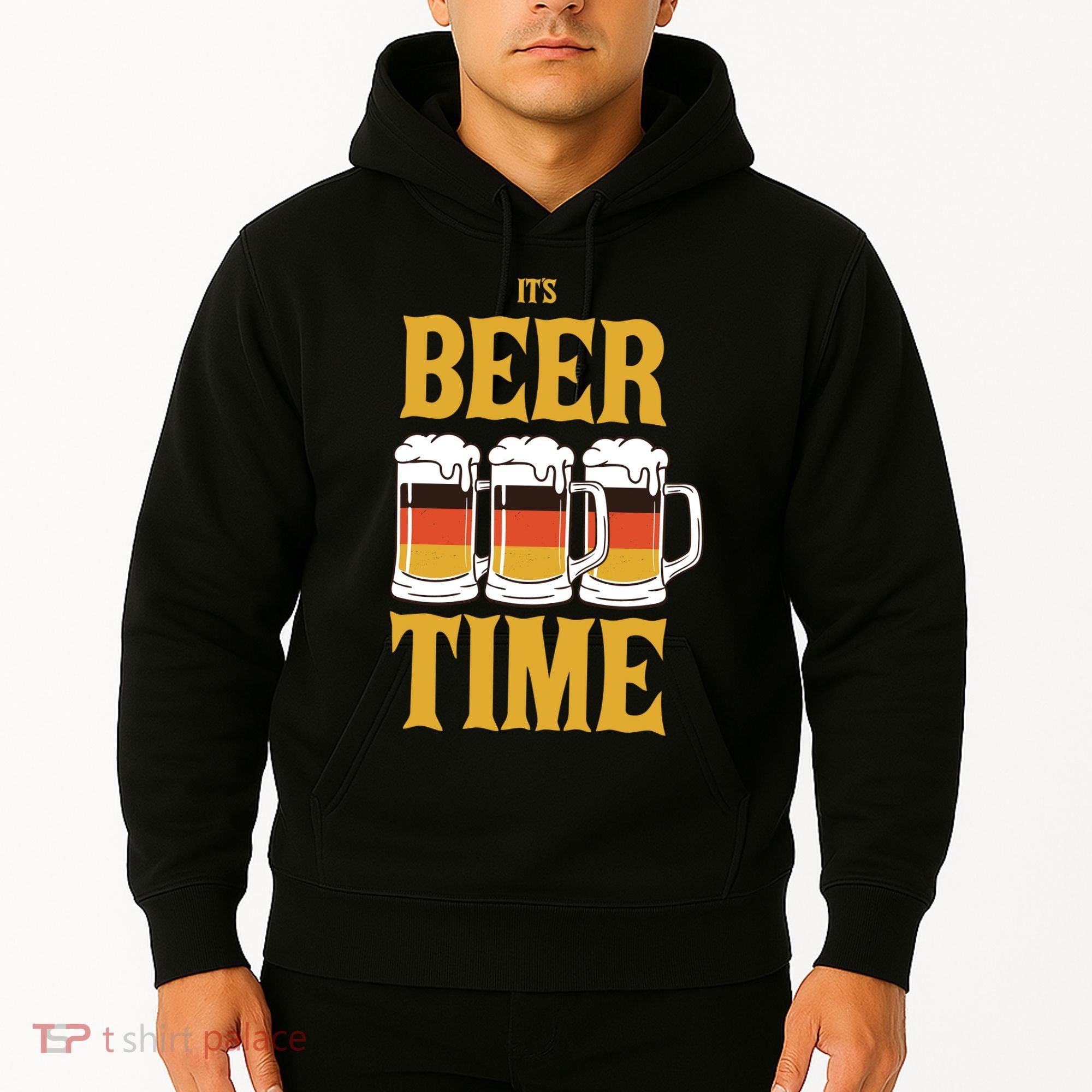 It's Beer Time German Flag Hoodie