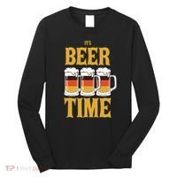 It's Beer Time German Flag Long Sleeve Shirt thumb 0