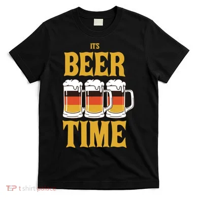 It's Beer Time German Flag T-Shirt