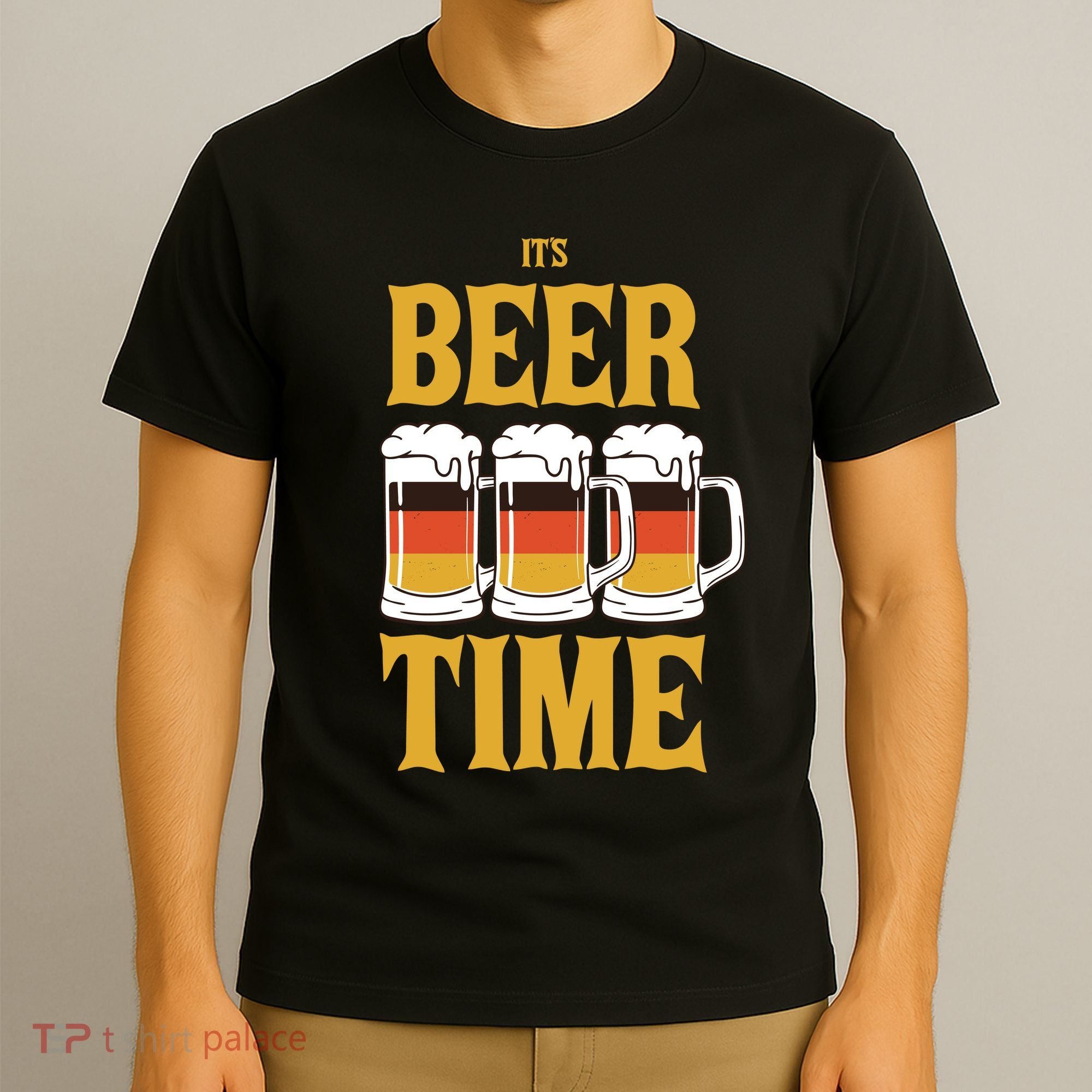 It's Beer Time German Flag T-Shirt