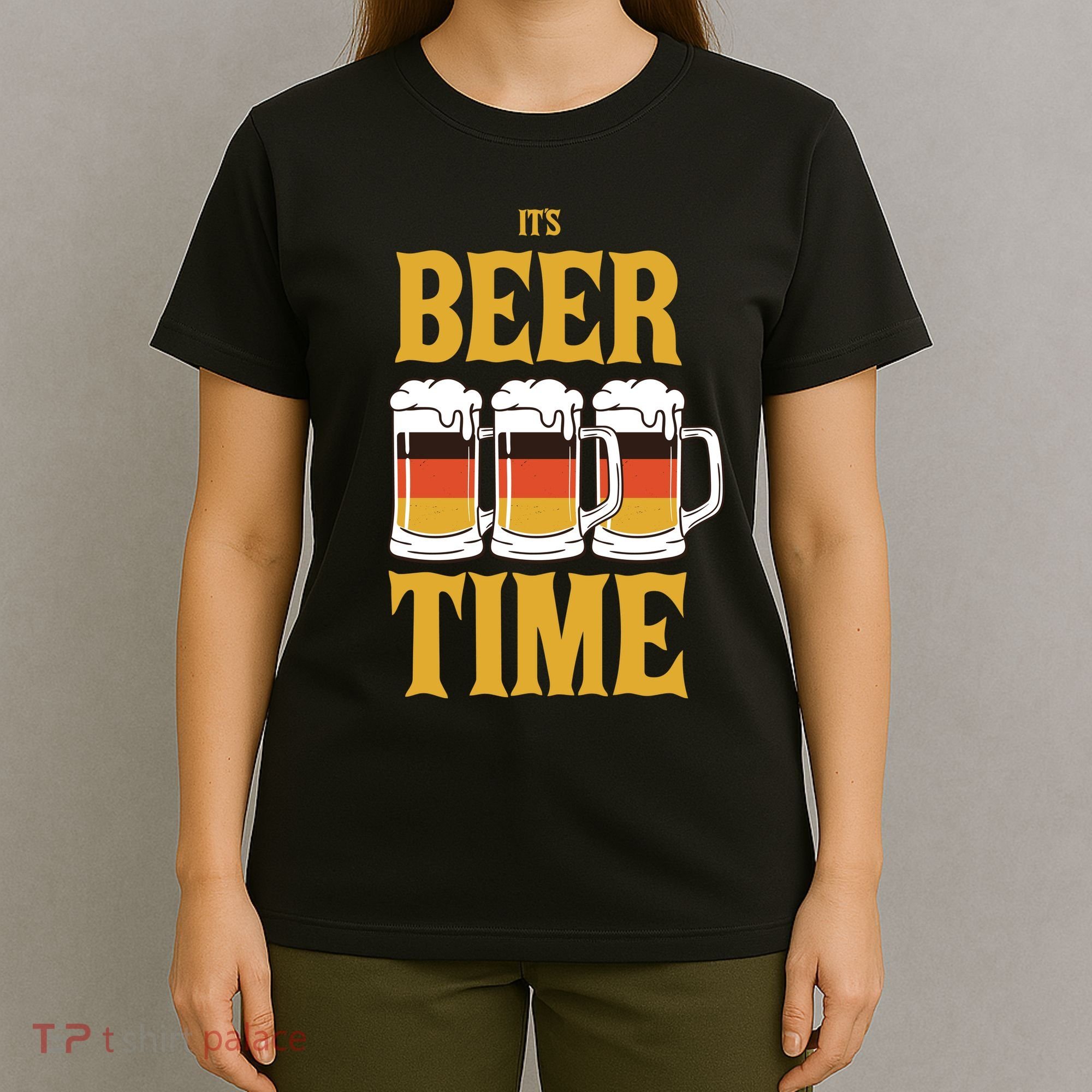 It's Beer Time German Flag T-Shirt